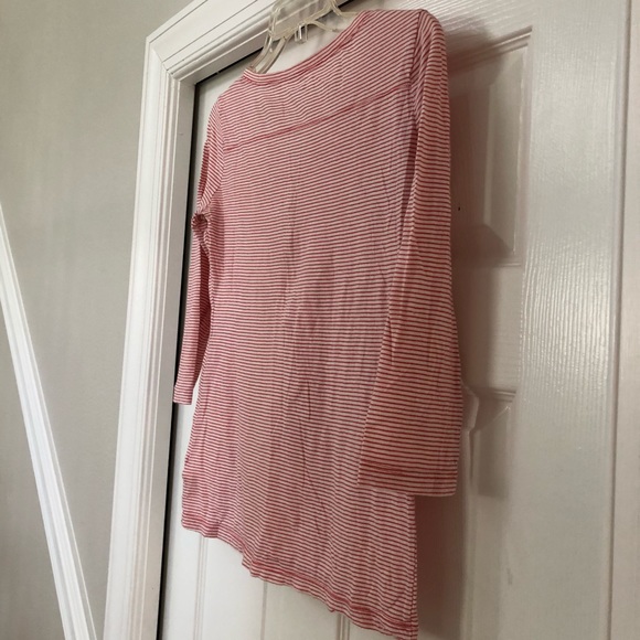 GAP Women’s 3/4 Sleeve Casual Blouse Striped Shirt - Picture 11 of 16